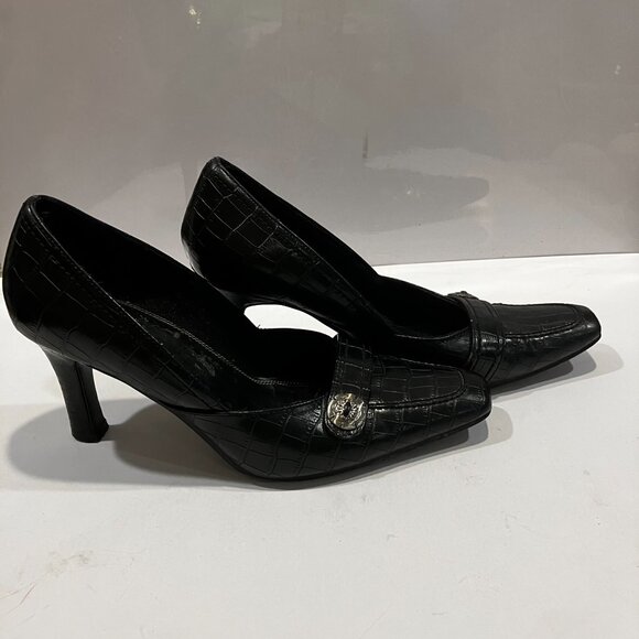 Naturalizer Women's Shoes Heels Pumps Black Leather Size 9 EUC - Picture 6 of 9